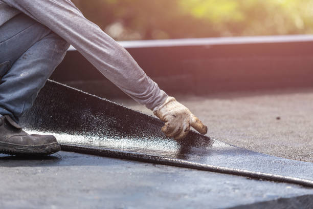 Professional Basement Waterproofing technician working in Saint Marys City, MD